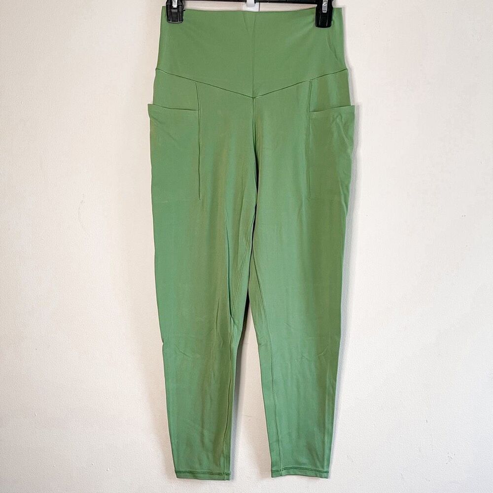 Aerie Green Real Me Hi Rise 7/8 Legging Size Large